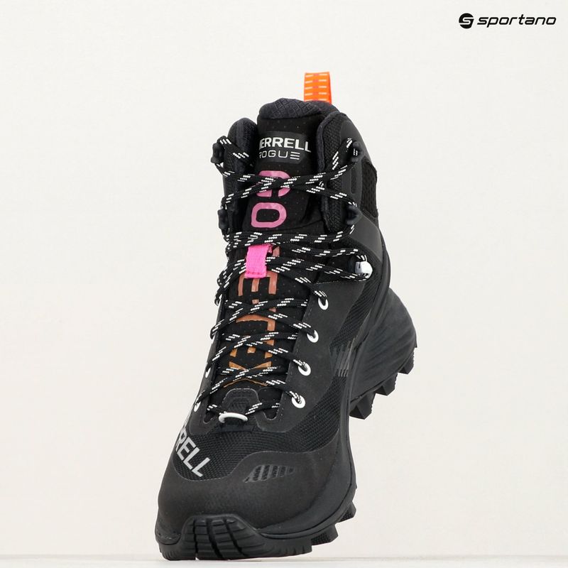 Încălțăminte de turism pentru bărbați Merrell Rogue Hiker Mid GTX black 9