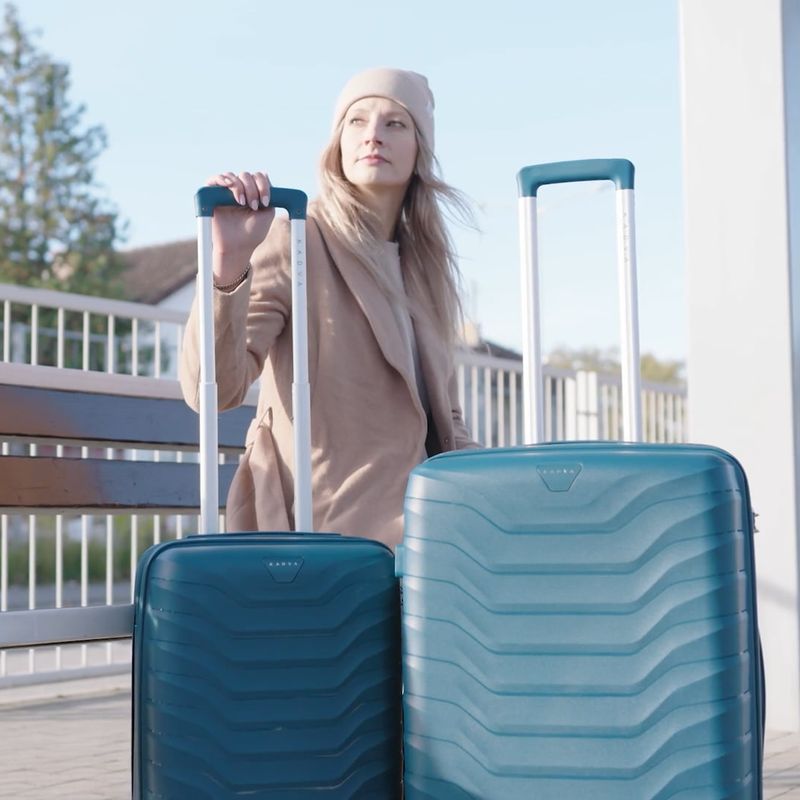 Geantă de voiaj de cabină KADVA Sancho 38 l albastră 23