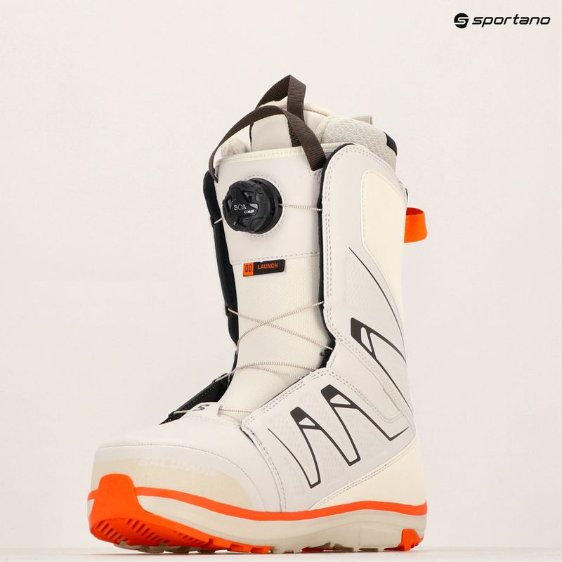 Încălțăminte de snowboard pentru bărbați Salomon Launch Boa SJ Boa rainy day/birch/vibrant orange 7