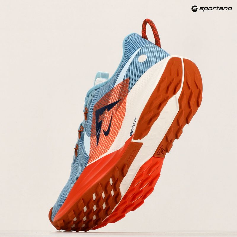 Încălțăminte de alergare pentru bărbați Nike Pegasus Trail 5 denim turquoise/ glacier blue/ vintage voral/ midnight 9