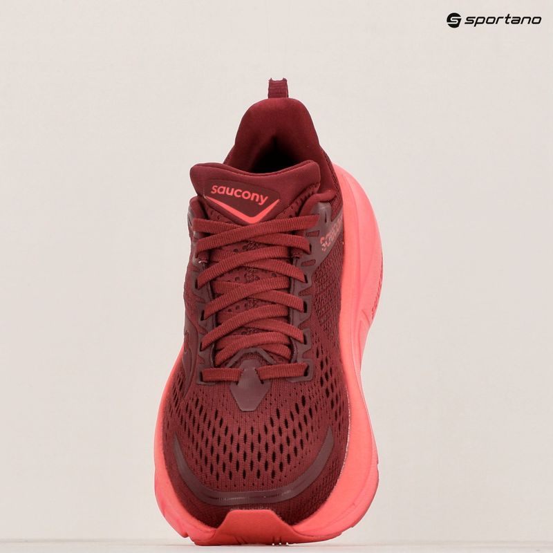 Încălțăminte de alergare pentru femei Saucony Guide 17 currant/cayenne 11