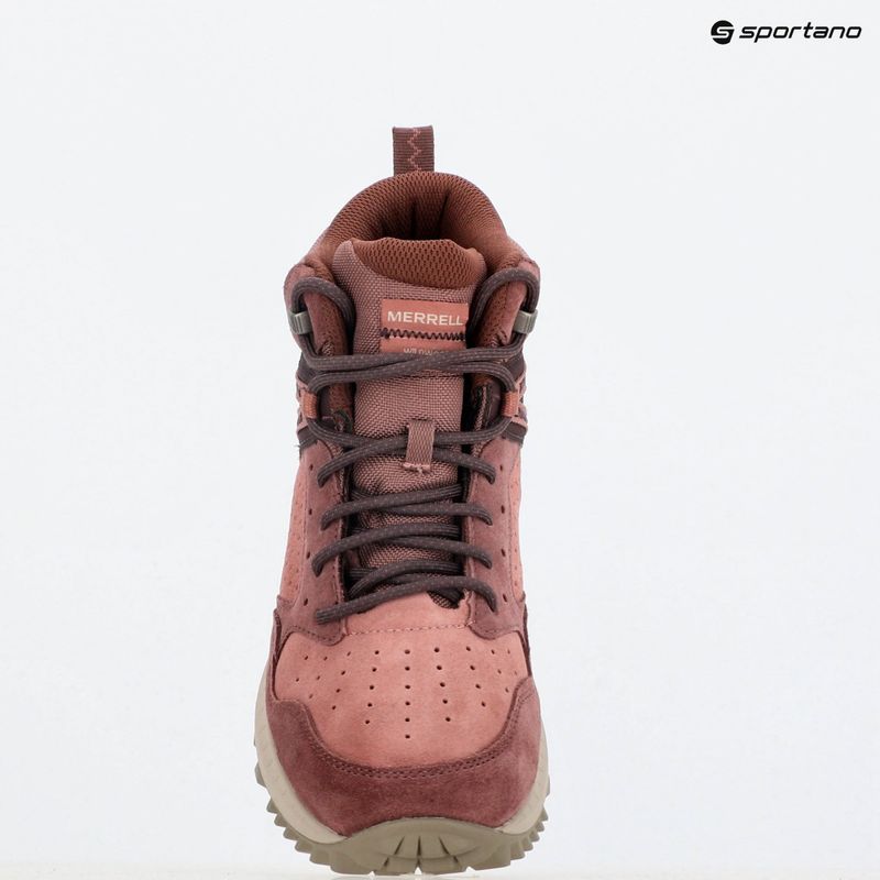 Încălțăminte de drumeție pentru femei Merrell Wildwood Mid Ltr Wp marron/burlwood 11