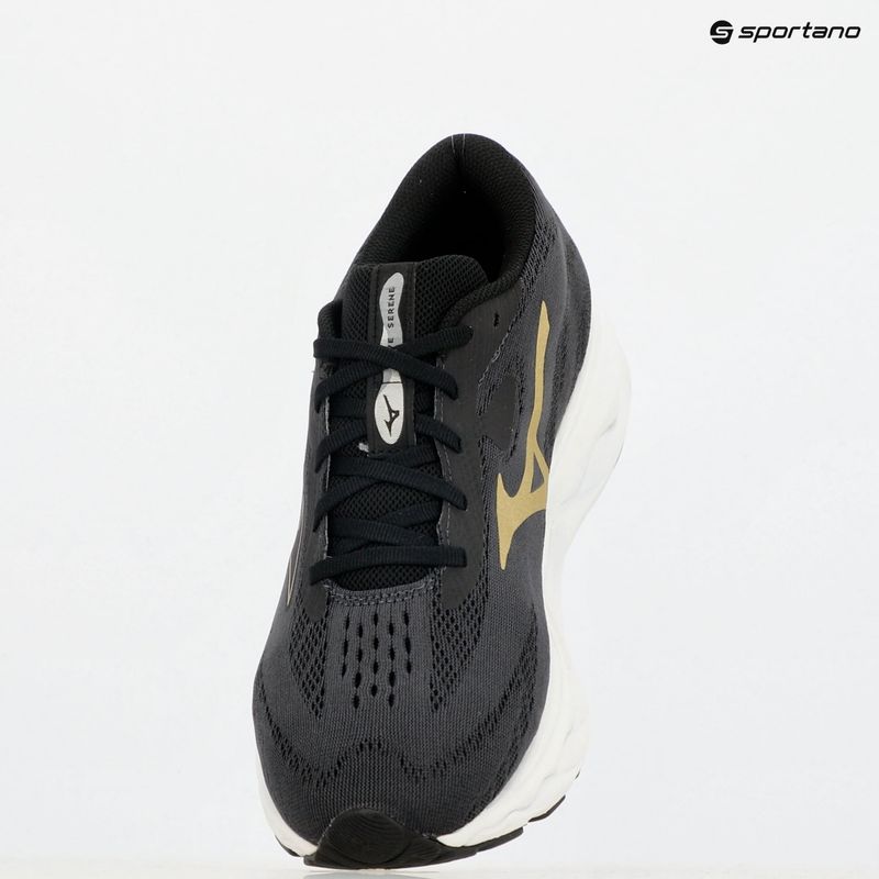 Încălțăminte de alergare pentru bărbați Mizuno Wave Serene ebony/golden halo/mizuno snow white 9
