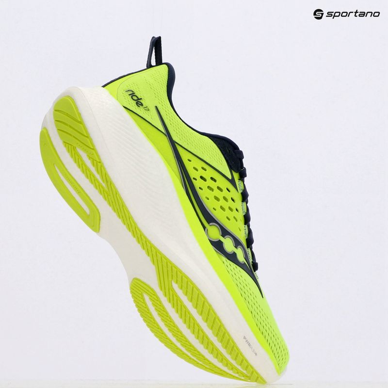 Încălțăminte de alergare pentru bărbați Saucony Ride 17 citron/navy 9