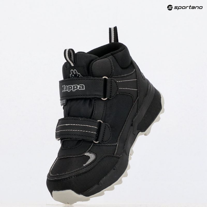 Încălțăminte pentru copii Kappa Aiko Tex black/silver 11