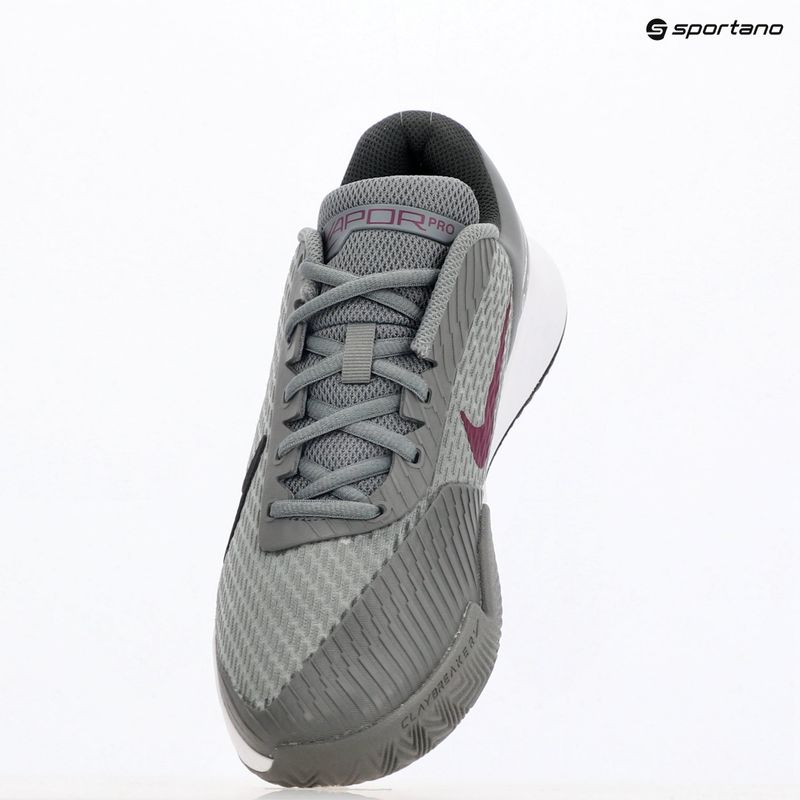 Încălțăminte de tenis pentru bărbați Nike Air Zoom Vapor Pro 2 smoke grey/ dark smoke grey/ black/ sangria 9