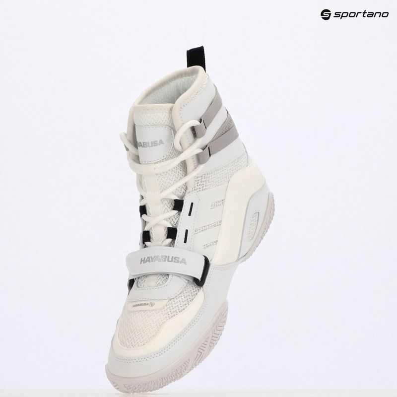 Încălțăminte de box pentru bărbați Hayabusa Strike Boxing white 12