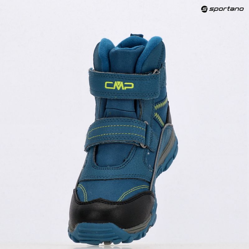 Cizme de zăpadă pentru junior CMP Pyry Snowboots petrol / yellow fluo 9