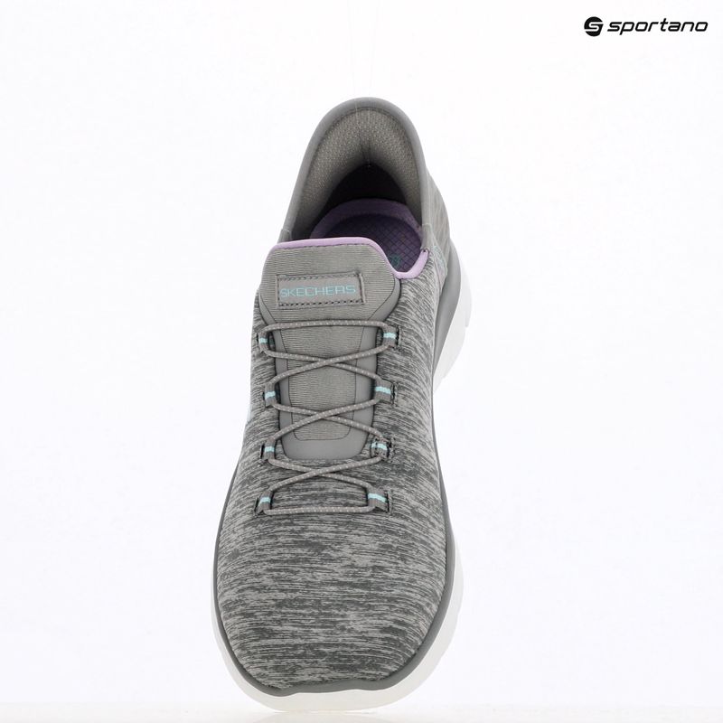 Încălțăminte pentru femei SKECHERS Summits Dazzling Haze gray/mint 9