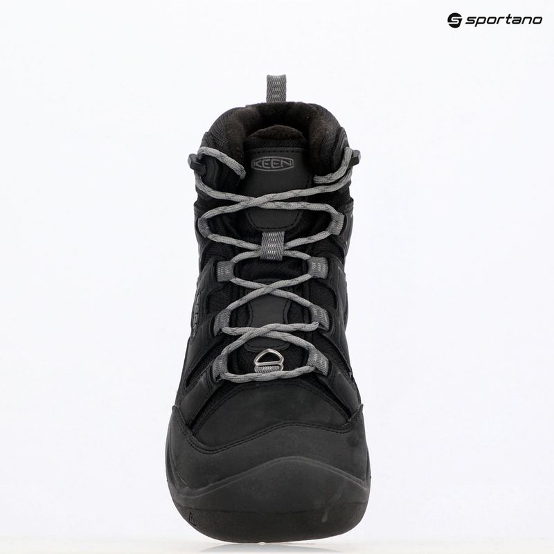 Încălțăminte de drumeție pentru bărbați KEEN Circadia Mid Polar black/steel grey 14