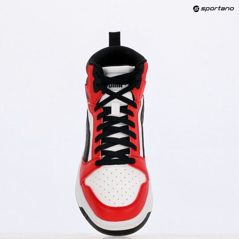 Încălțăminte pentru copii PUMA Rebound V6 Mid Jr puma black/strong gray 11