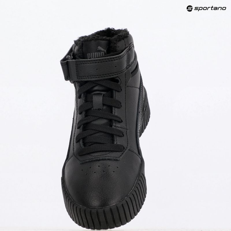 Încălțăminte pentru copii PUMA Carina 2.0 Mid Winter Jr puma black/puma black/dark shadow 10