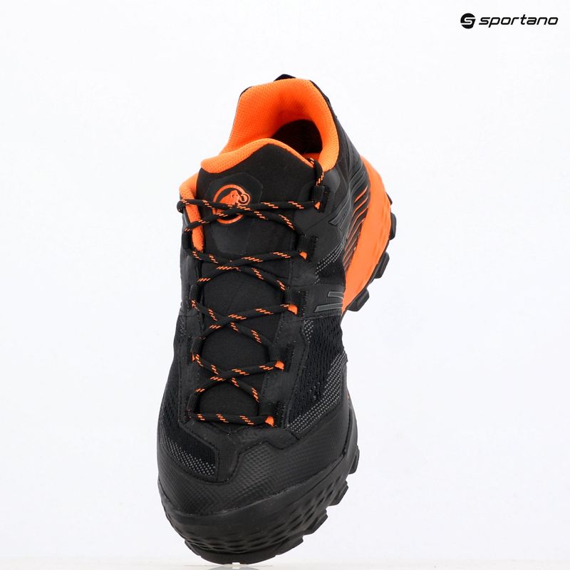 Încălțăminte de trekking pentru bărbați Mammut Ducan II Low GTX black/ dark tangerine 9