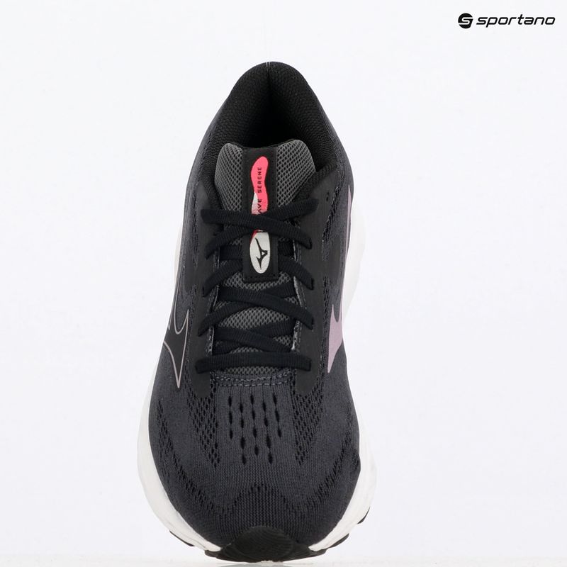 Încălțăminte de alergare pentru femei Mizuno Wave Serene ebony/cosmo chrome/white 12