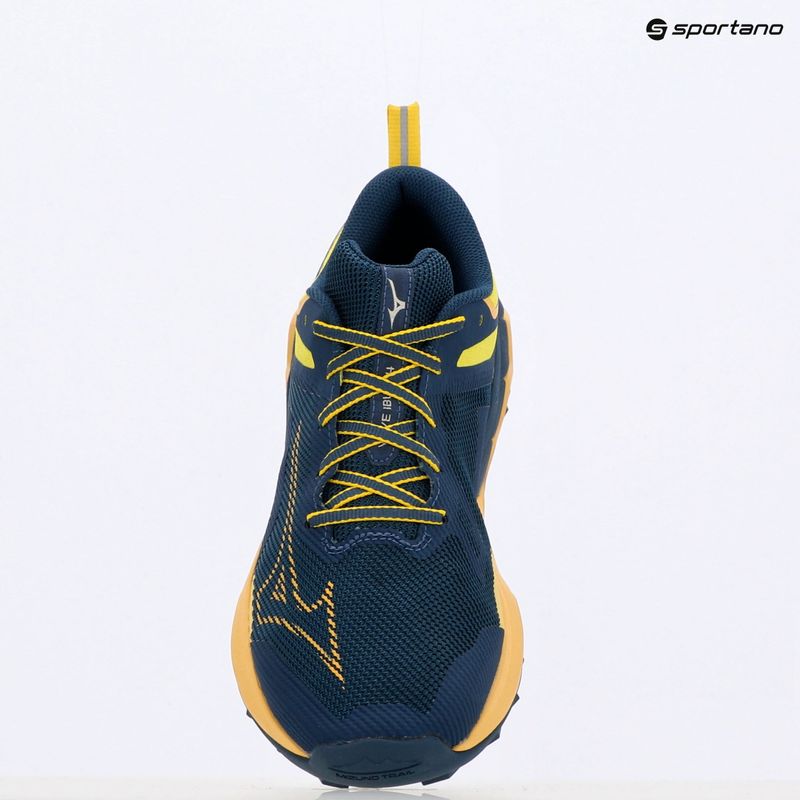Încălțăminte de alergare pentru bărbați Mizuno Wave Ibuki 4 blue wing teal/flax/quince 12