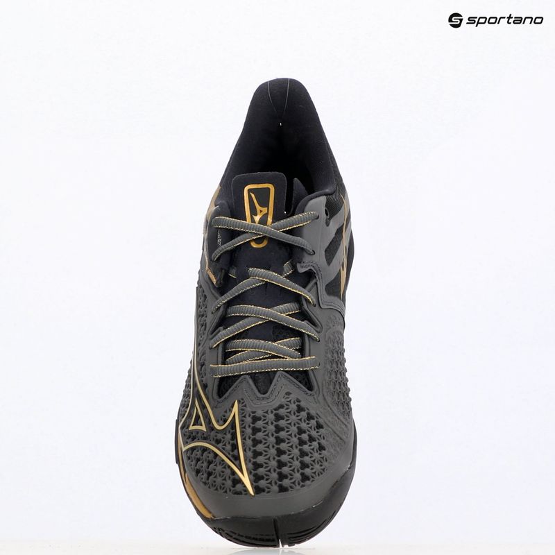 Încălțăminte de tenis pentru bărbați Mizuno Wave Exceed Tour 6 AC iron gate/gold/black 12