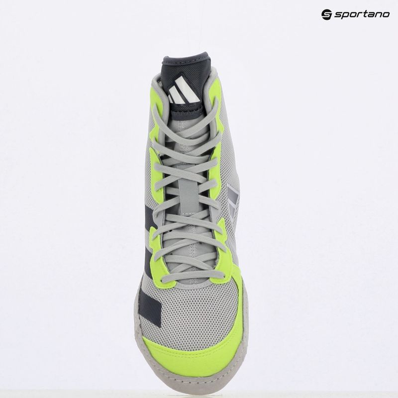 Încălțăminte de box pentru bărbați adidas Adizero team light grey/ team onix/ team sollar yellow 2 9