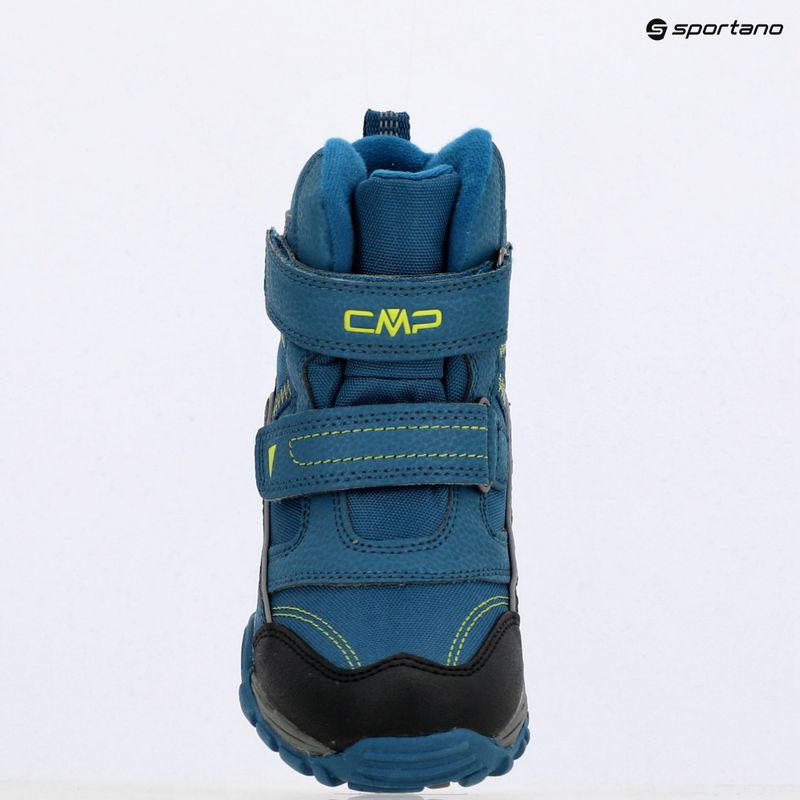 Cizme de zăpadă pentru copii CMP Pyry Snowboots petrol / yellow fluo 9