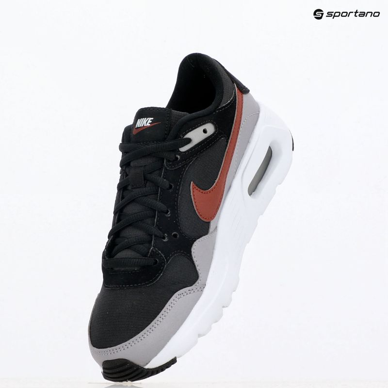 Pantofi pentru copii Nike Air Max SC negru/ negru pony/ gri ciment 8