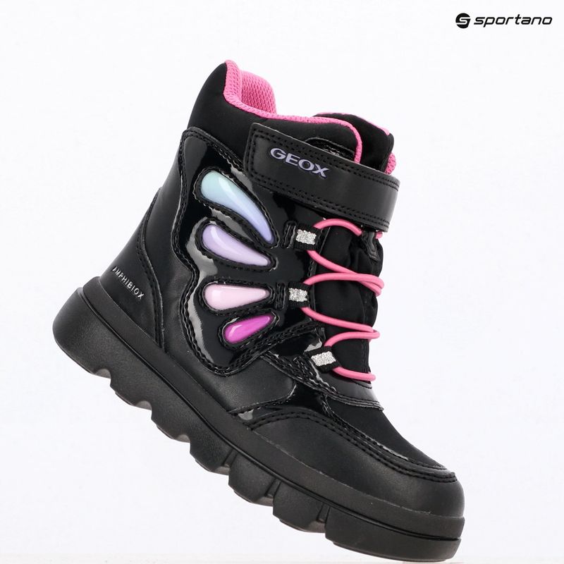 Ghete de zăpadă pentru copii Geox Willaboom B A black / multicolor 15