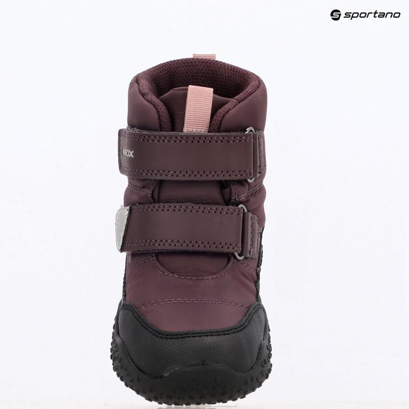 Ghete pentru copii Geox Baltic ABX dark burgundy/black 16