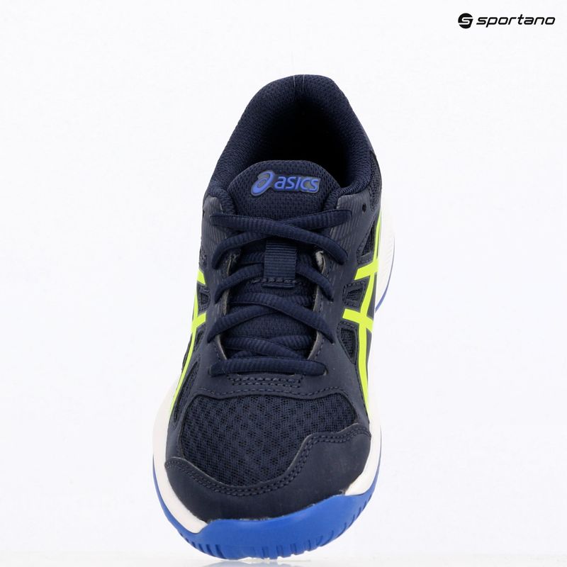 Încălțăminte pentru copii ASICS Upcourt 6 GS midnight/safety yellow 17