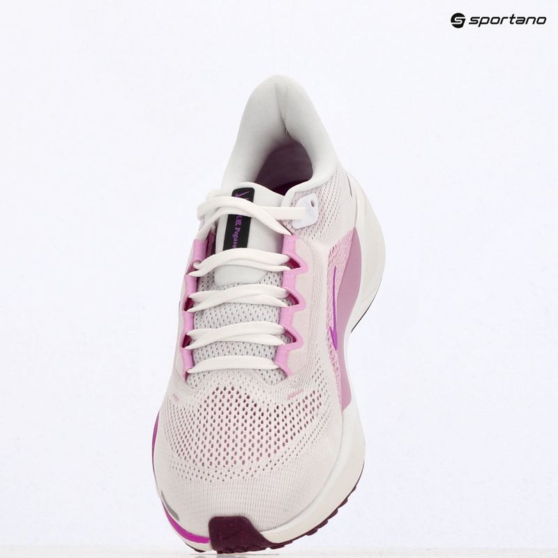 Încălțăminte de alergare pentru femei Nike Pegasus 41 white/ black/ beyond pink/ hyper violet 9