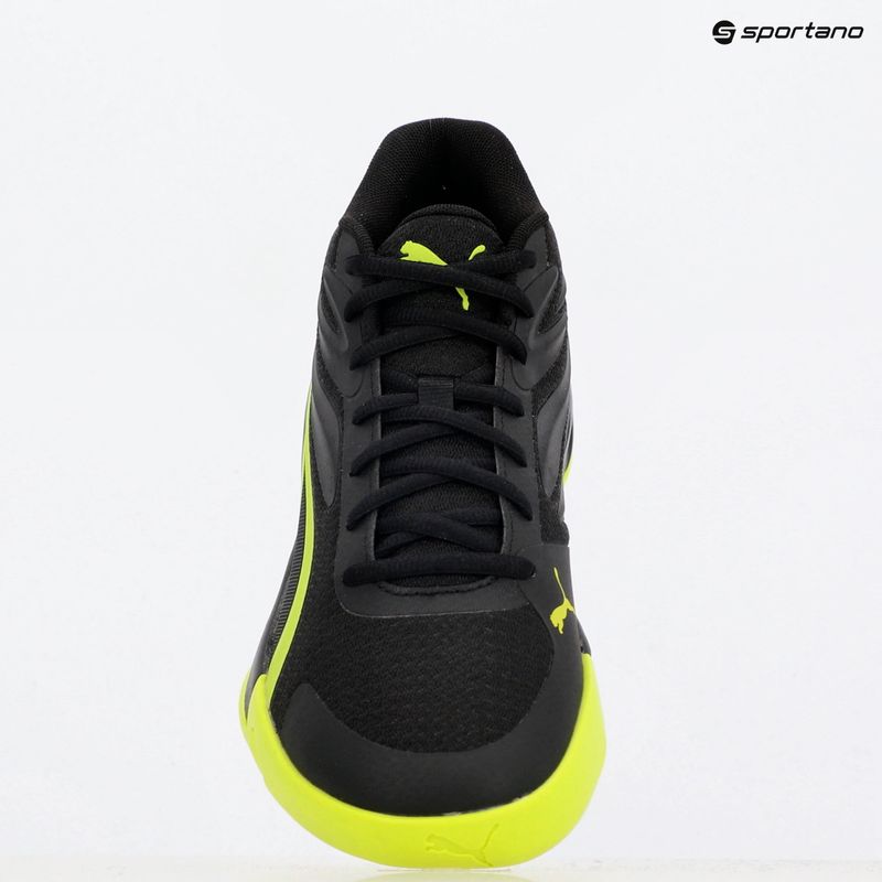 Încălțăminte de bachet pentru bărbați PUMA Court Pro puma black/electric lime 10