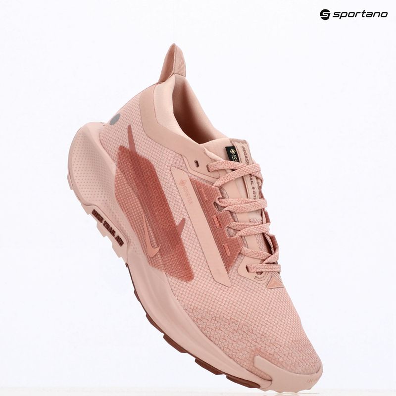 Nike Pegasus Trail 5 GTX pantofi de alergare pentru femei roz oxford/ roșu stardust/ roșu sepia 9