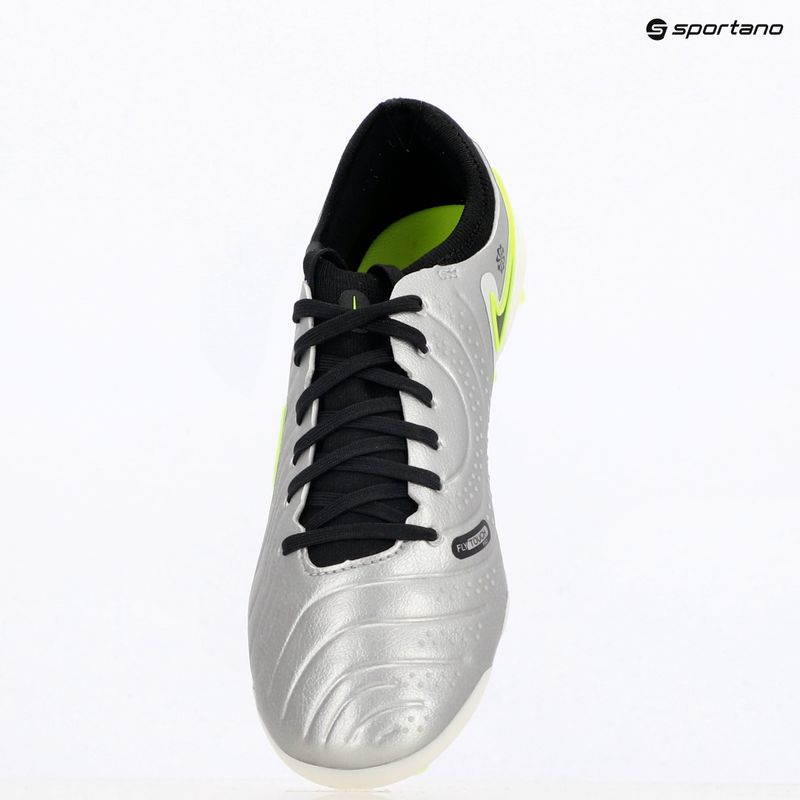 Nike Legend 10 Pro Ag-Pro cizme de fotbal pentru bărbați argint metalic / volt / negru 9