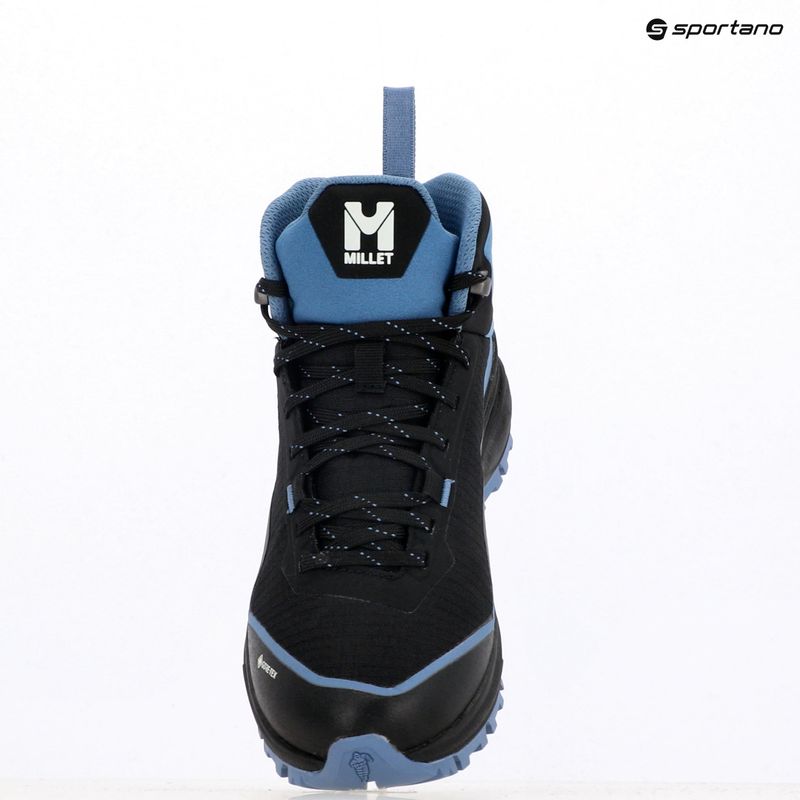 Încălțăminte de trekking pentru femei Millet Wanaka Mid GTX black/ coronet blue 9
