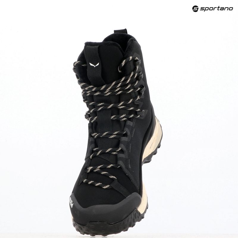 Încălțăminte de trekking pentru femei Salewa Puez Winter Mid Ptx black / black 10