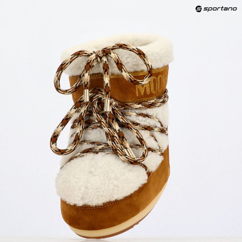 Ghete de zăpadă pentru femei  Moon Boot Icon Low Shearling whisky/off white 9