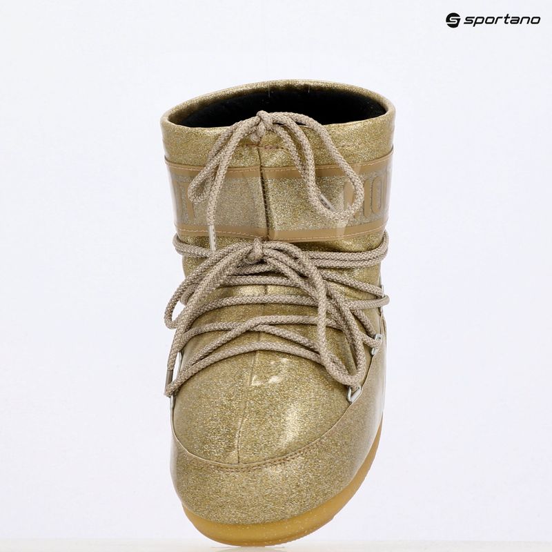 Ghete de zăpadă pentru femei  Moon Boot Icon Low Glitter gold 9