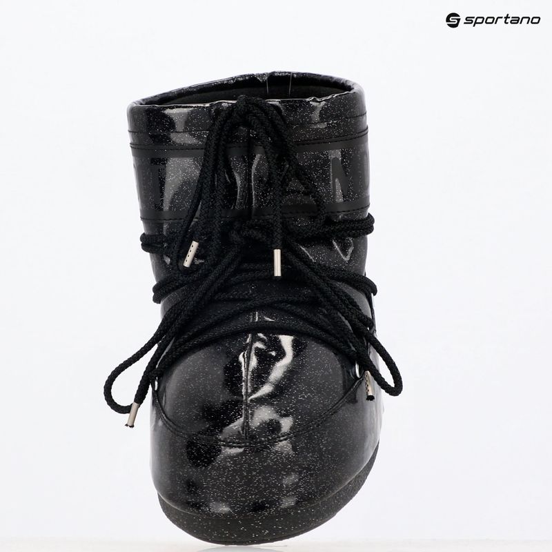 Ghete de zăpadă pentru femei  Moon Boot Icon Low Glitter black 9