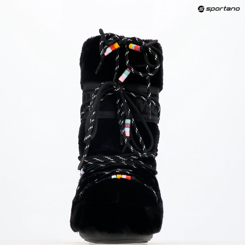 Ghete de zăpadă Moon Boot Icon Faux Fur Beads black 9