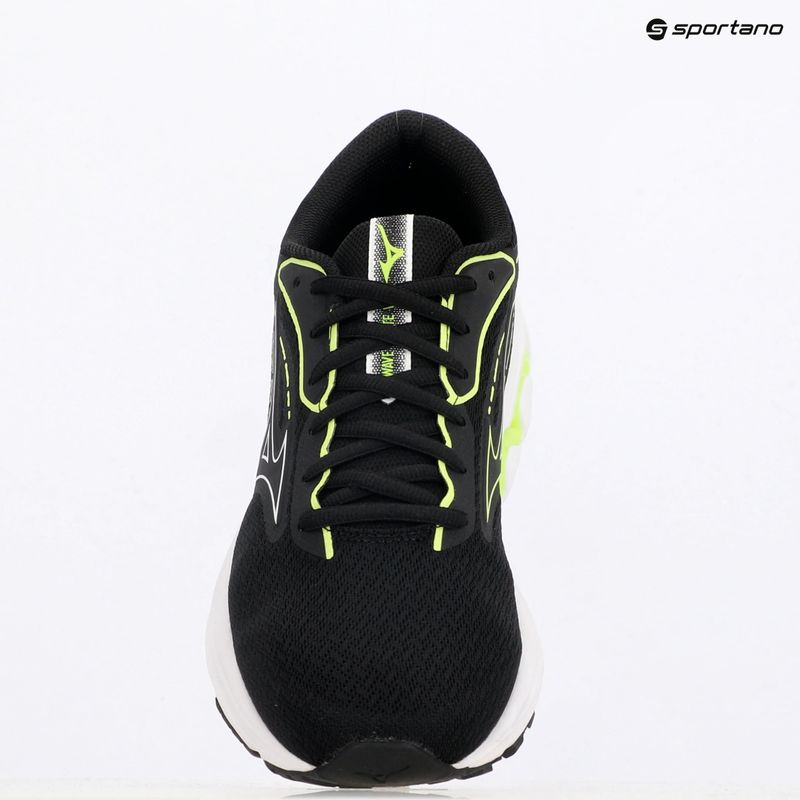 Încălțăminte de alergare pentru bărbați Mizuno Wave Equate 8 black/white/mizuno neo lime 9