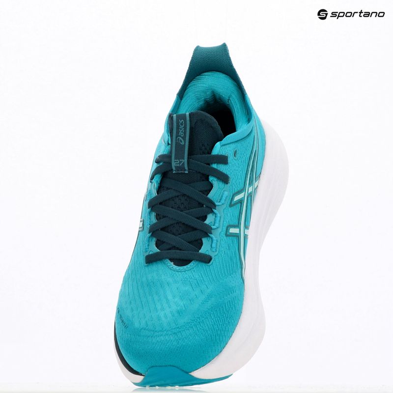 Încălțăminte de alergare pentru bărbați ASICS Gel-Nimbus 27 wave teal/saxon green 16