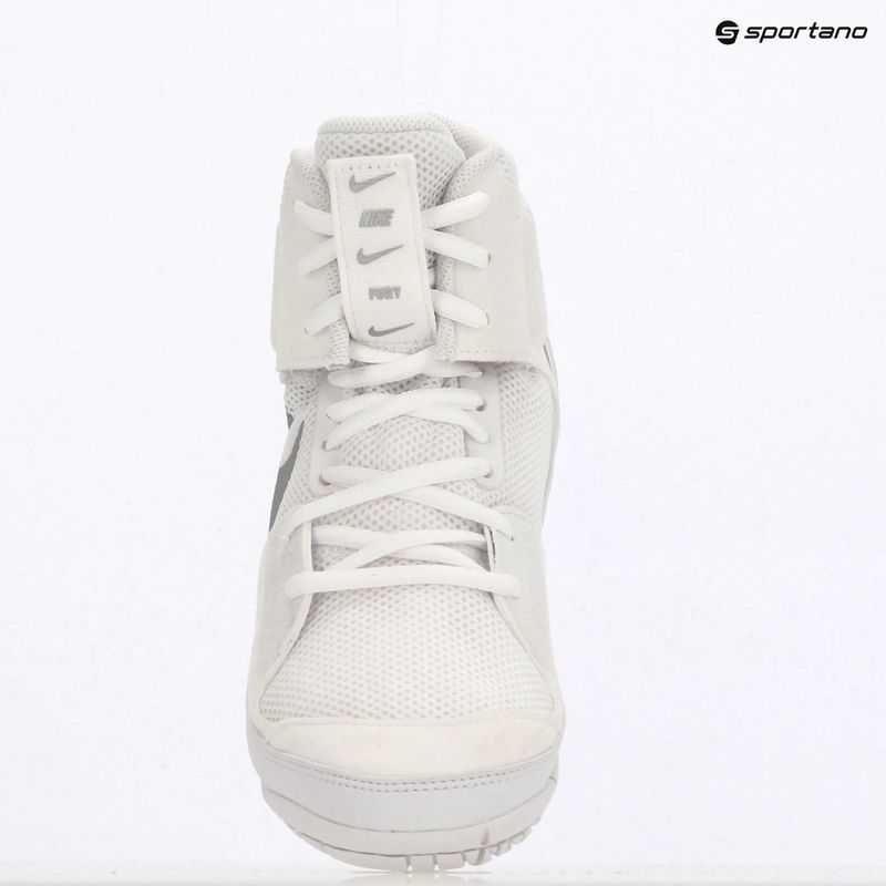 Încălțăminte de wrestling Nike Fury white/metallic silver 9
