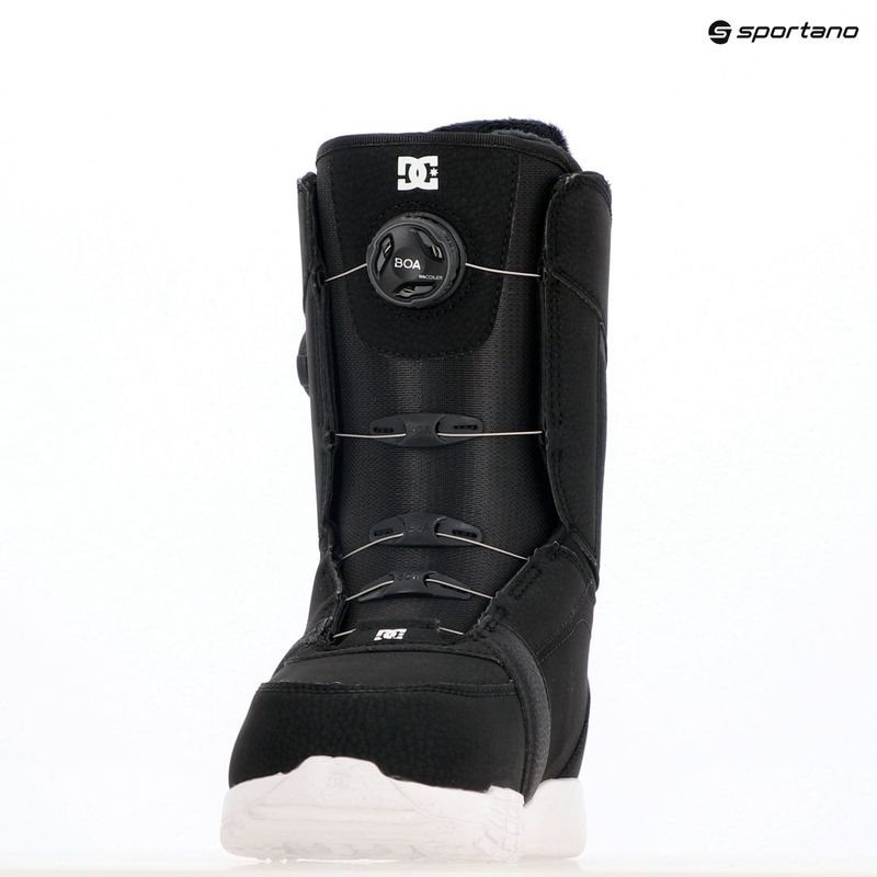 Ghete de snowboard pentru femei  DC Lotus black/white/black 7