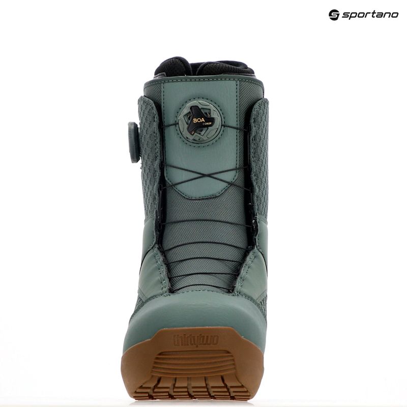 Ghete de snowboard penru bărbați  ThirtyTwo Stw Double Boa '24 green/gum 7