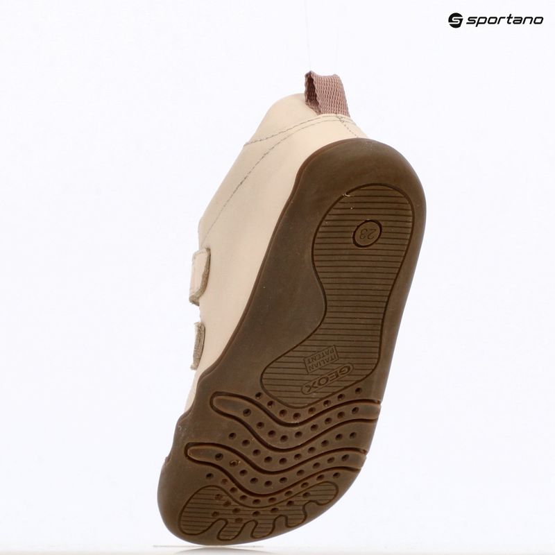 Încălțăminte barefoot pentru copii  Geox Steppieup light ivory 9