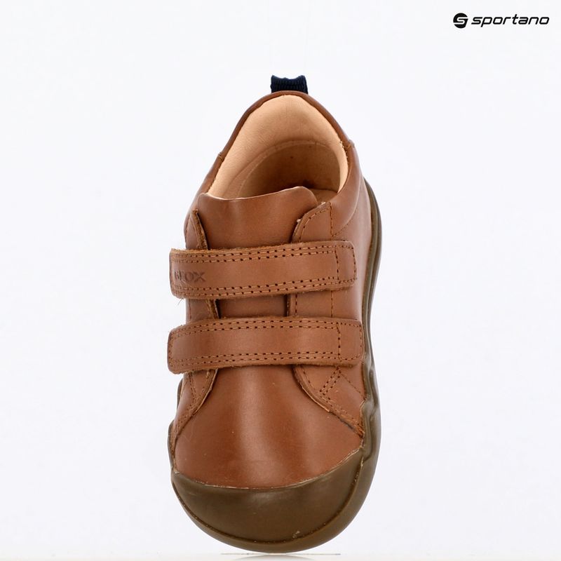 Încălțăminte barefoot pentru copii Geox Steppieup cognac 9