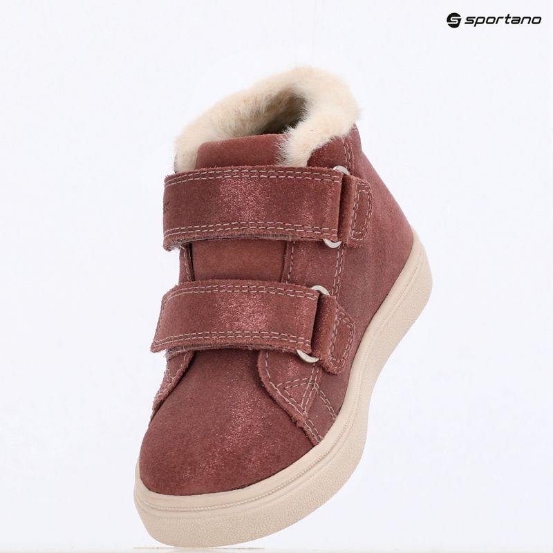 Încălțăminte pentru copii Geox Nashik Waterproof rose smoke 9