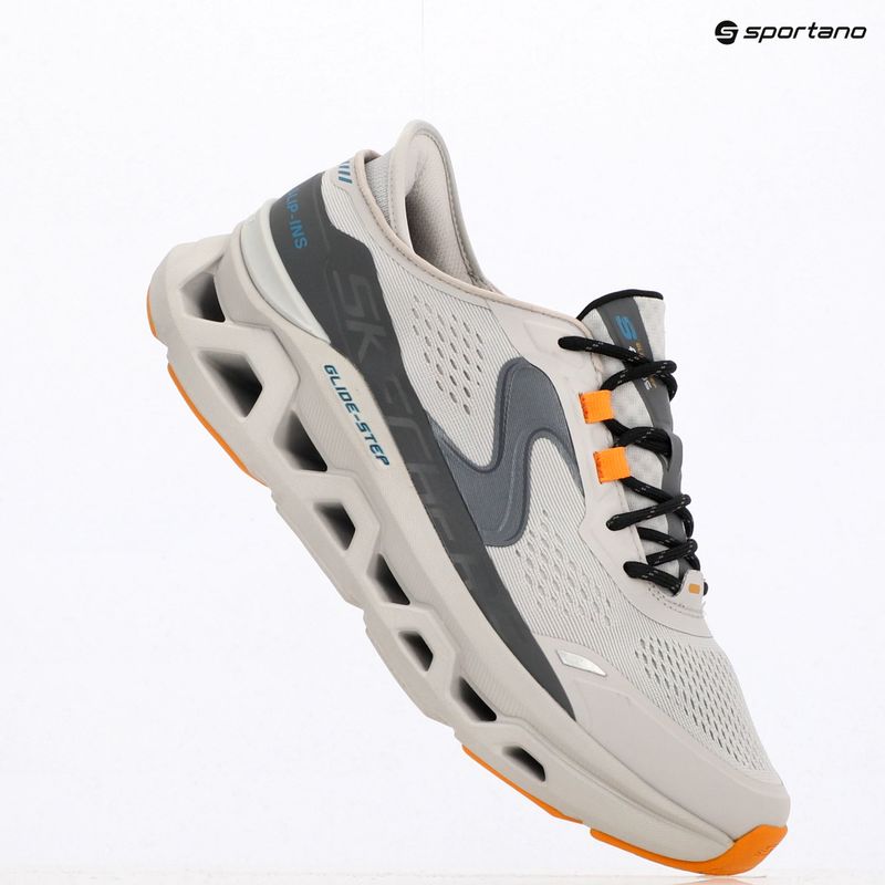 Încălțăminte pentru bărbați SKECHERS Glide Step Altus gray/orange 9