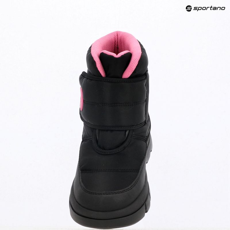 Ghete de zăpadă pentru copii Geox Willaboom ABX black / fuchsia 15