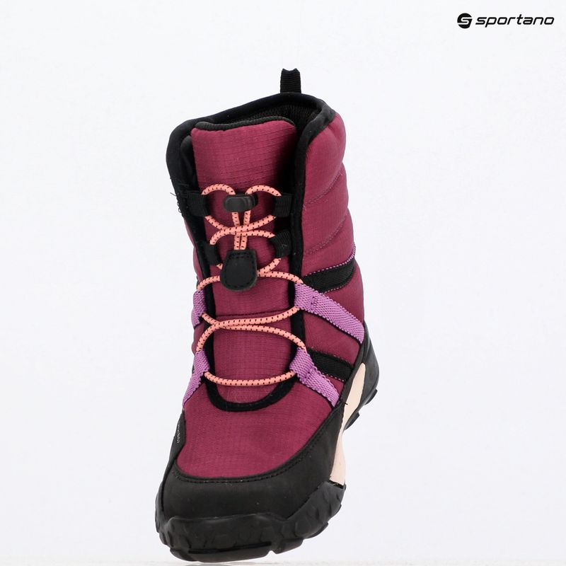 Ghete pentru copii Geox Trekkyup ABX dark raspberry/black 9