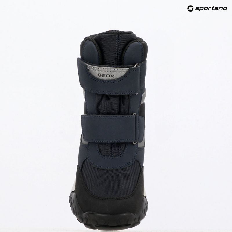 Ghete de zăpadă pentru copii Geox Trekkyup ABX navy / silver 9