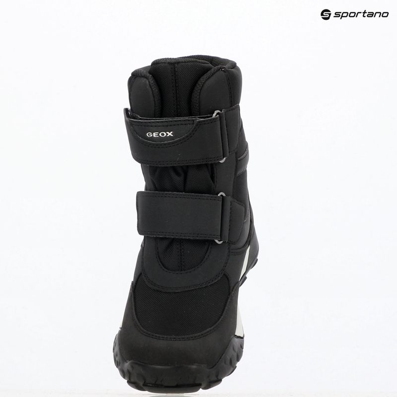 Ghete de zăpadă pentru copii Geox Trekkyup ABX black/ silver 9