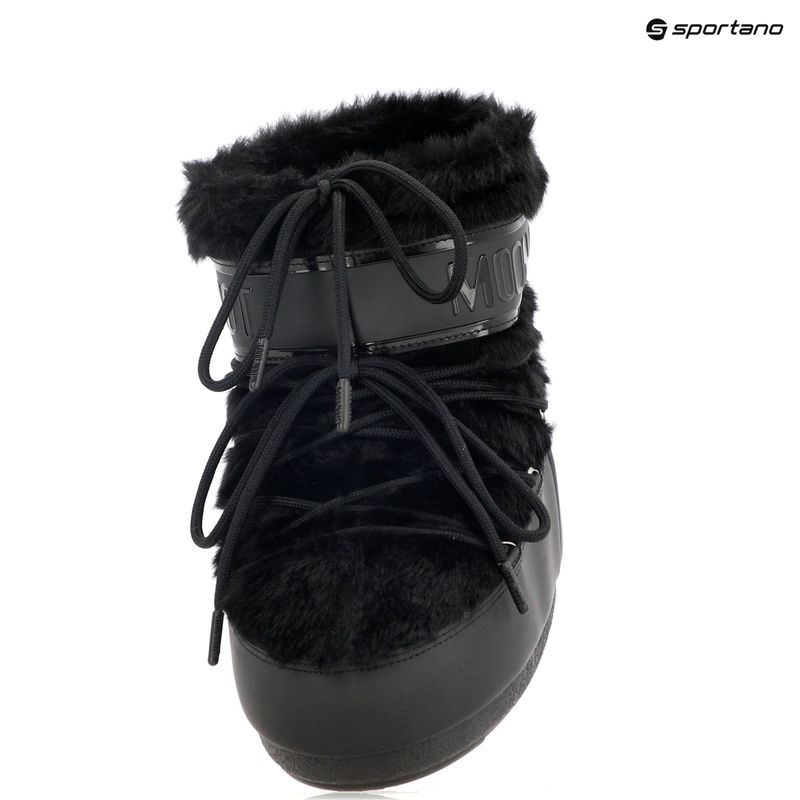 Ghete de zăpadă pentru femei  Moon Boot Icon Low Faux Fur black 9